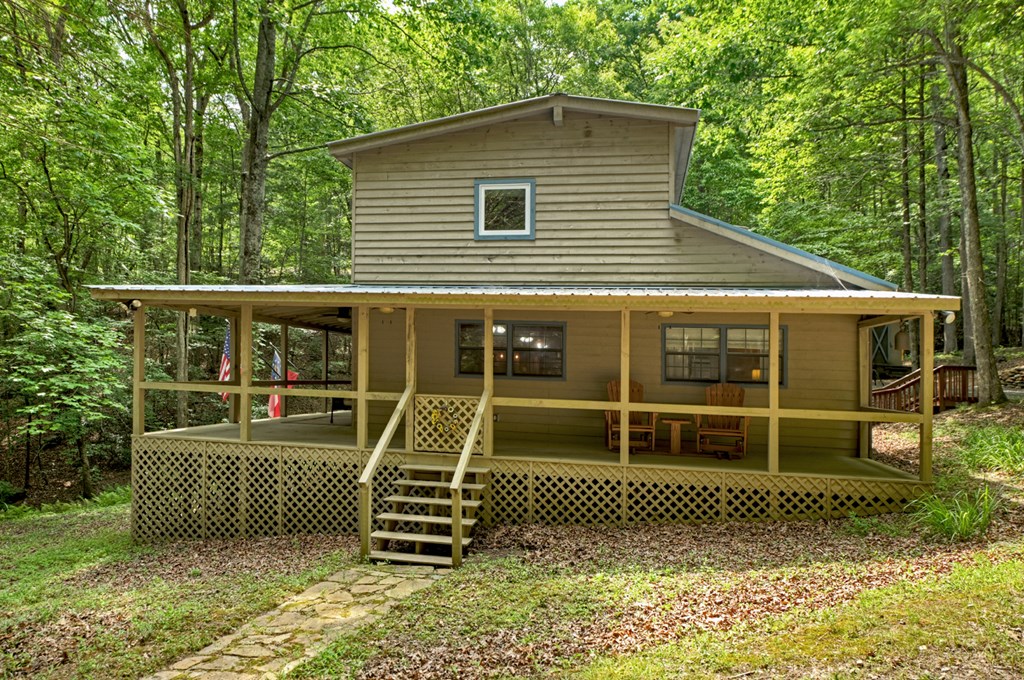 1431 Cashes Valley Lane Cherry Log, GA 30522 - Photo 29 of 57 a view of a house with a balcony