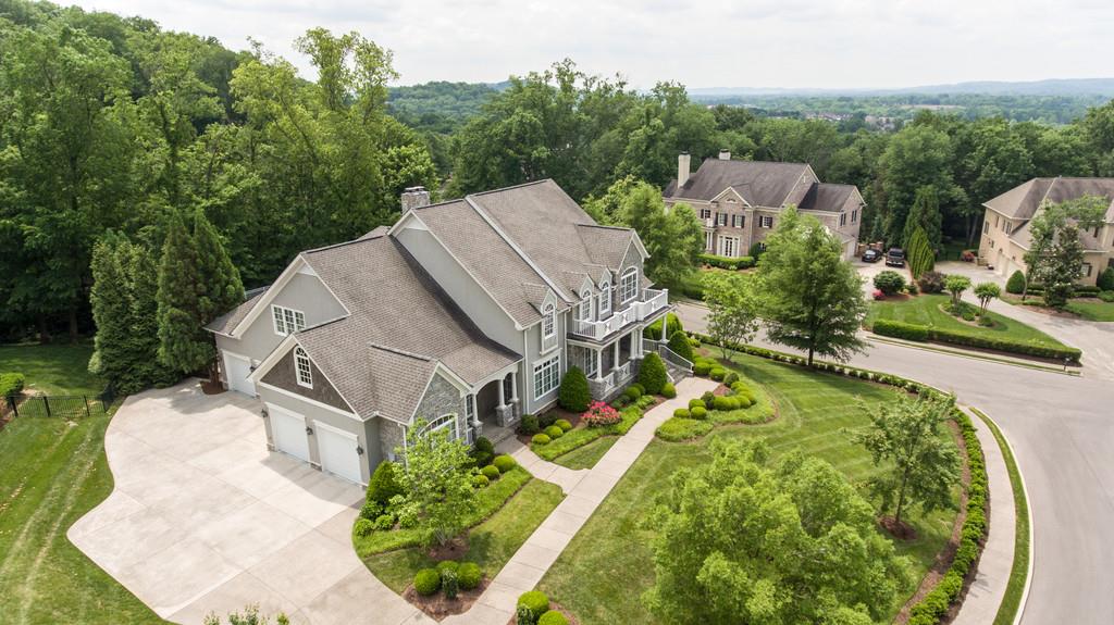 1201 Talon Way Franklin, TN 37069 - Photo 2 of 30 an aerial view of a house with a garden and trees