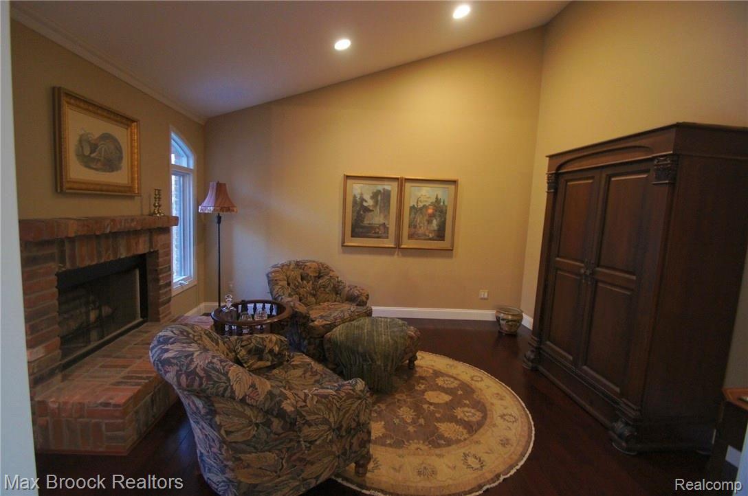 7656 Devins Ridge Clarkston, MI 48348 - Photo 30 of 62 LIBRARY WITH FIREPLACE