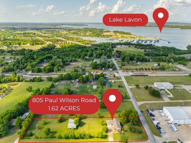 805 Paul Wilson Road Wylie, TX 75098 - Photo 2 of 38 Opportunity Awaits! Acreage Home near Lake Lavon, Downtown Wylie. FLEXIBILITY is key with this acreage property.