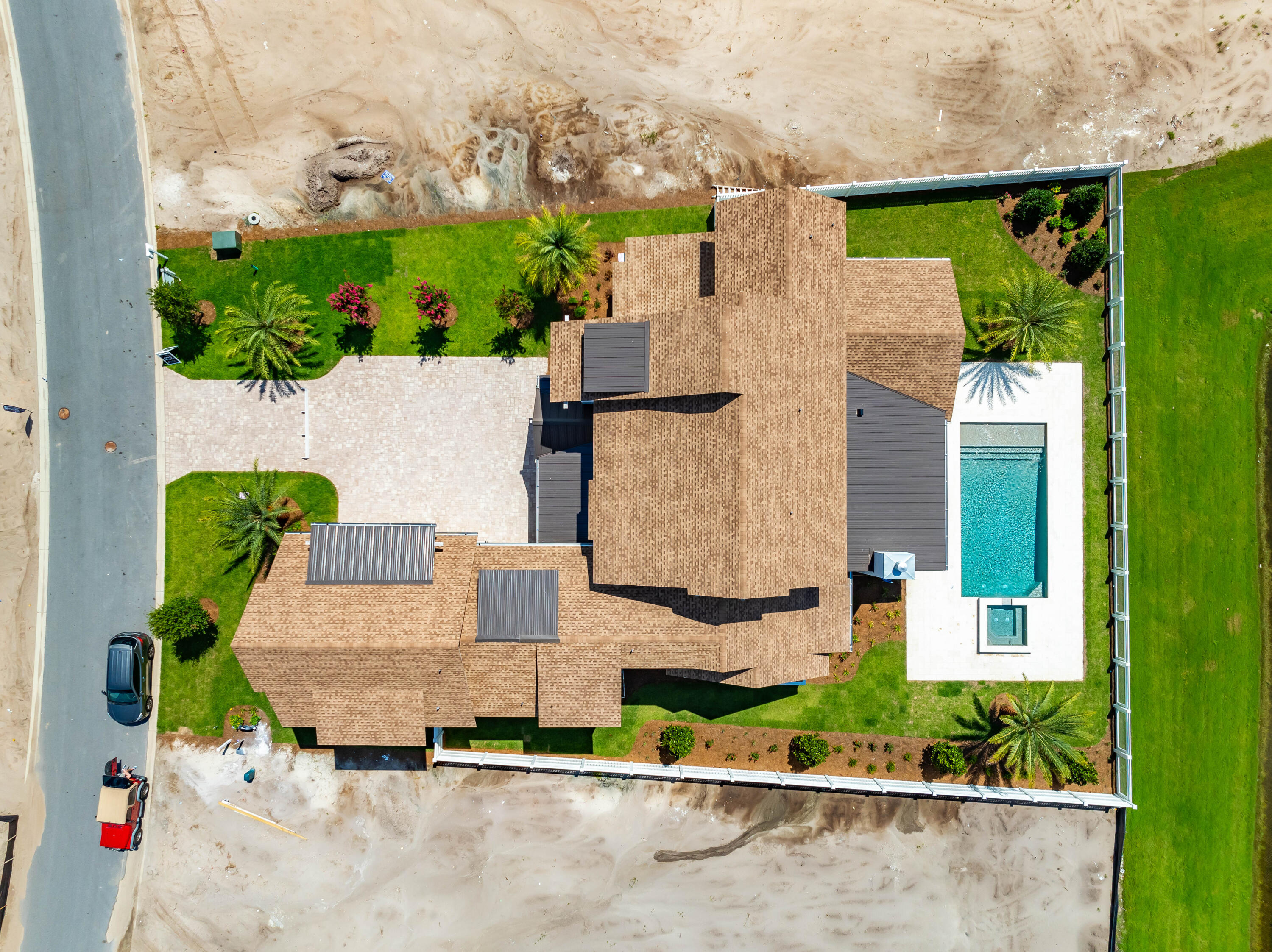 65 Morning Lgt Way Watersound, FL 32461 - Photo 48 of 59 an aerial view of a house with yard swimming pool and outdoor seating