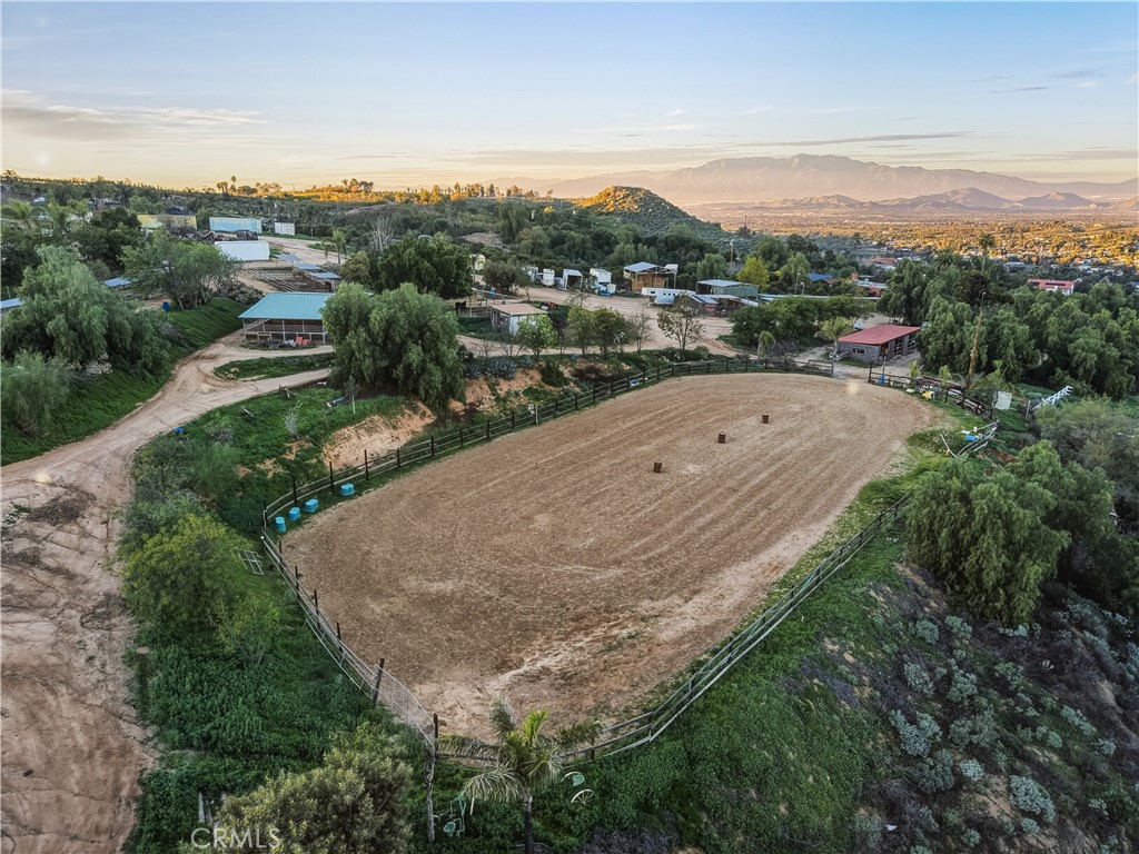 17575 Wicker Way Riverside, CA 92504 - Photo 19 of 32 an aerial view of residential houses with outdoor space and trees