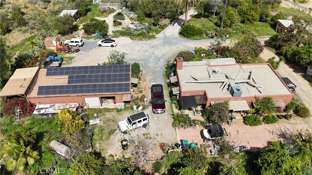 17575 Wicker Way Riverside, CA 92504 - Photo 9 of 44 an aerial view of a house with a yard and garden