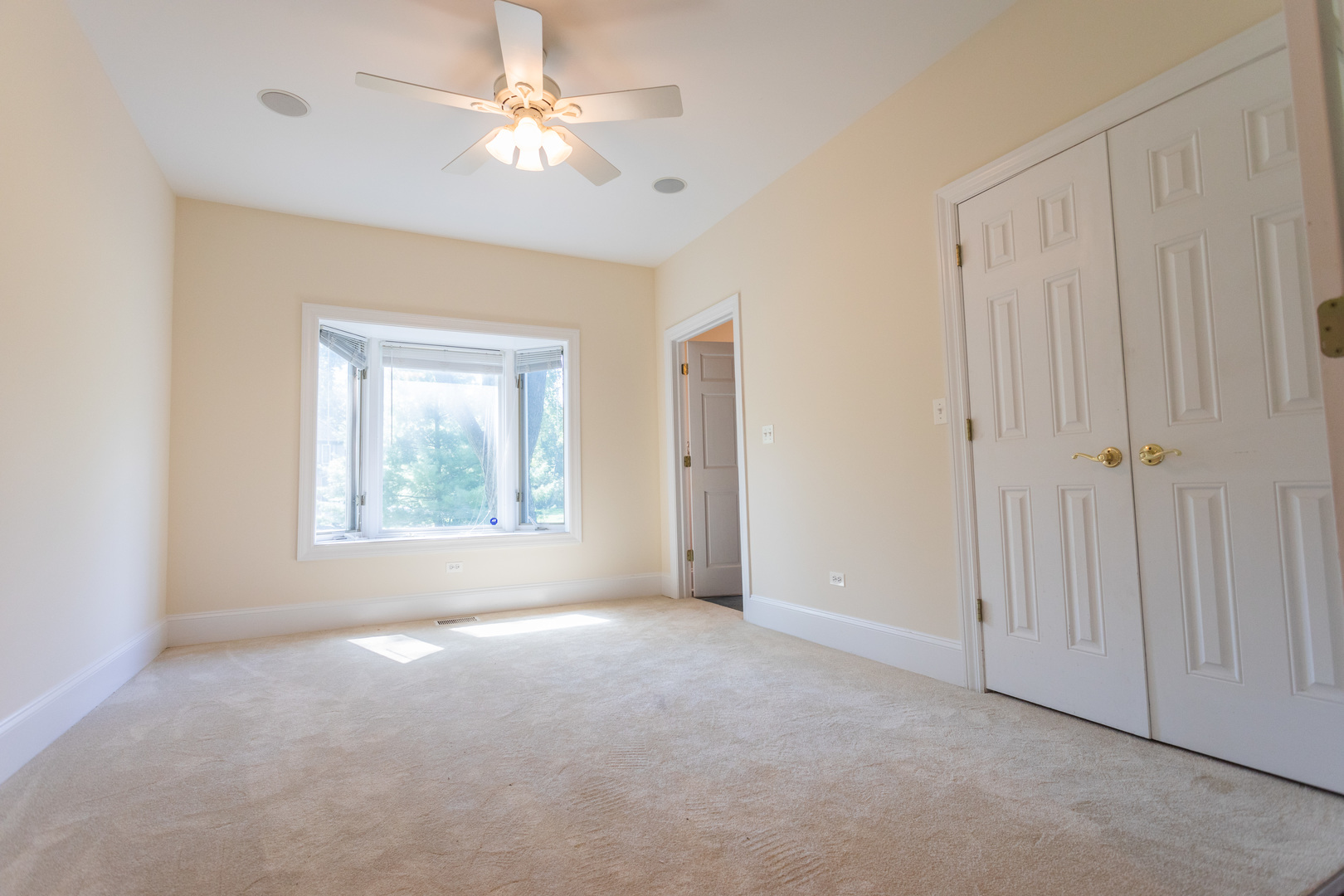 854 Braeburn Road Inverness, IL 60067 - Photo 45 of 81 an empty room with windows and fan