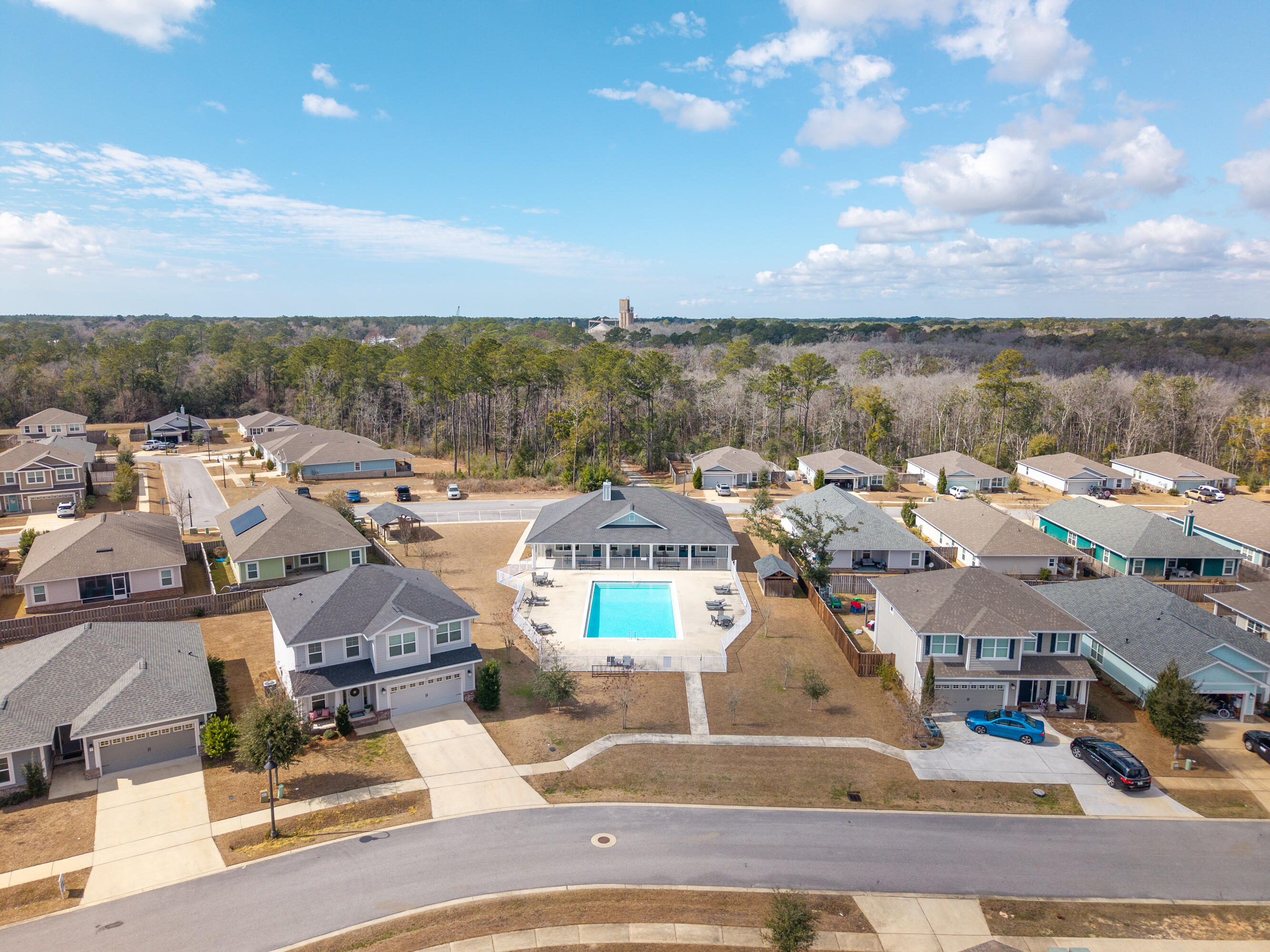 802 Marquis Way Freeport, FL 32439 - Photo 42 of 43 an aerial view of residential houses with outdoor space