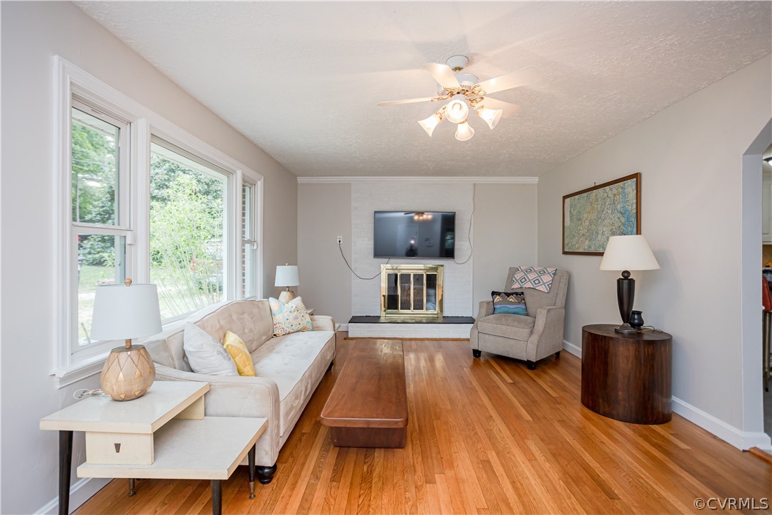 3160 Mountclair Road Chester, VA 23831 - Photo 3 of 50 a living room with furniture and a flat screen tv
