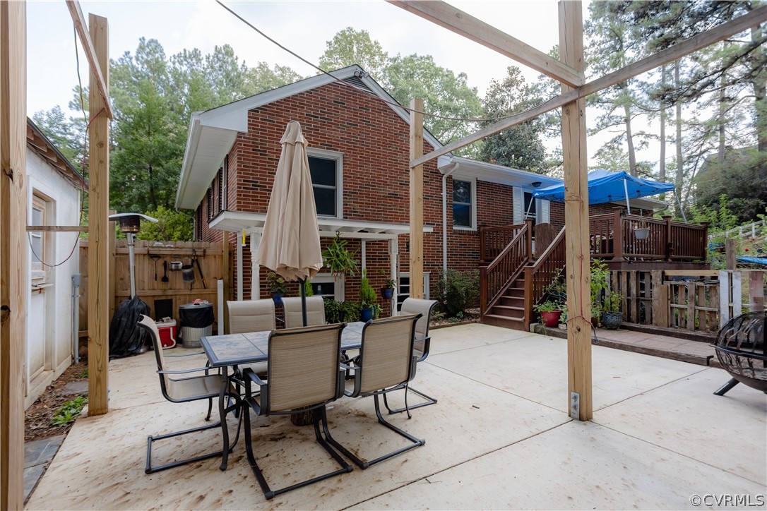 3160 Mountclair Road Chester, VA 23831 - Photo 40 of 50 a view of a house with backyard and sitting area