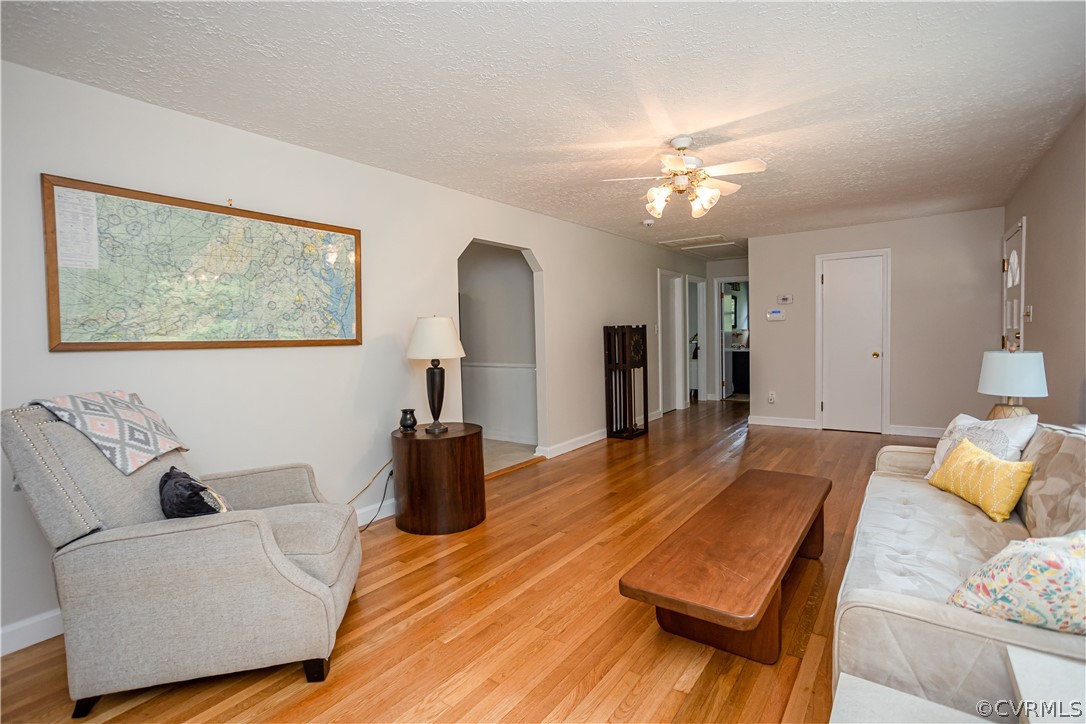 3160 Mountclair Road Chester, VA 23831 - Photo 5 of 50 a living room with furniture and a wooden floor