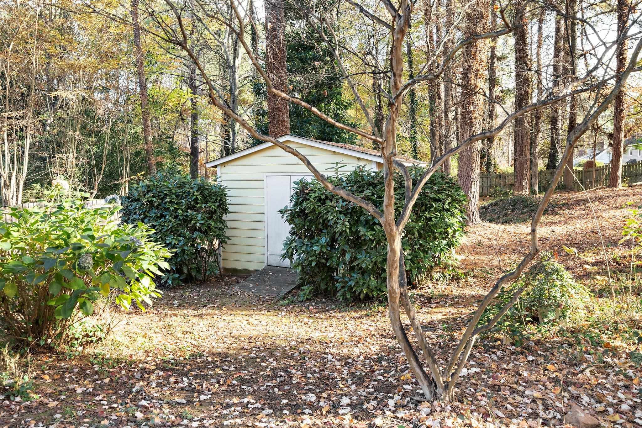 5801 Heatherbrook Circle Raleigh, NC 27612 - Photo 25 of 28 Detached storage building