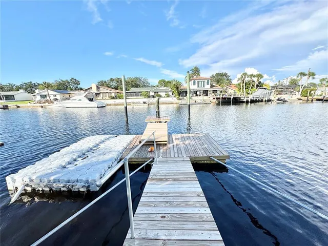 a view of a lake and outdoor space