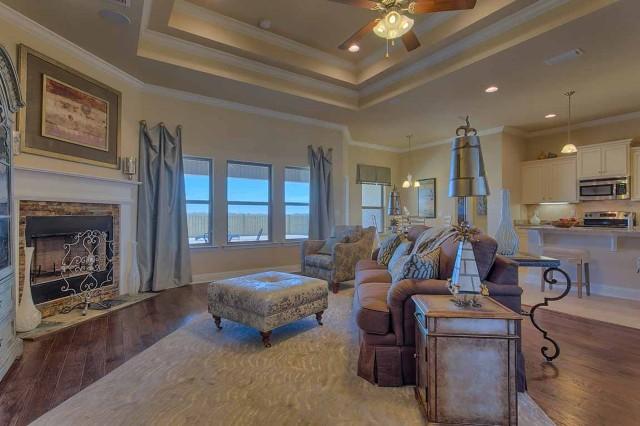 68 Viper Road Santa Rosa Beach, FL 32459 - Photo 3 of 21 a living room with furniture and a fireplace