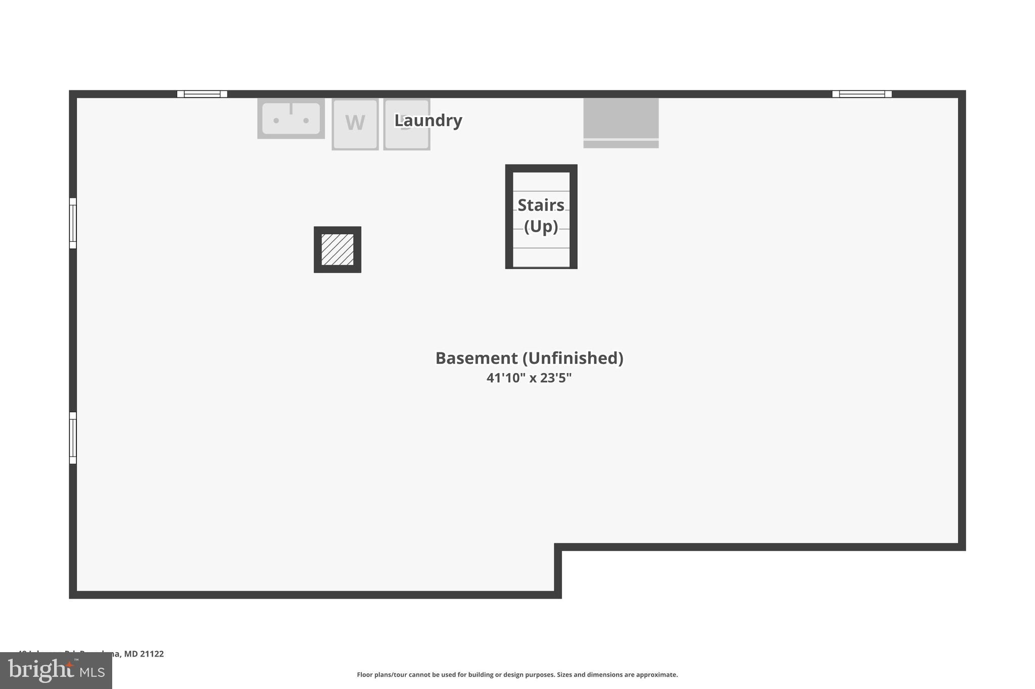 48 Johnson Road Pasadena, MD 21122 - Photo 38 of 38 Lower Level Floor Plan
