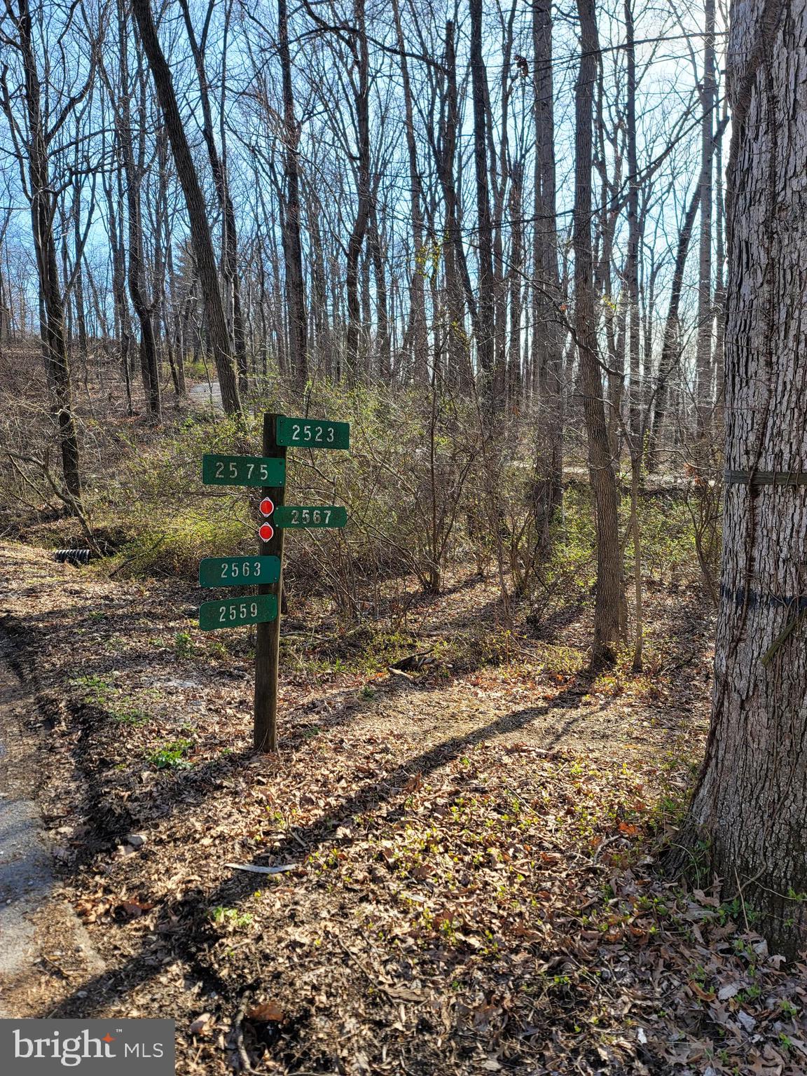 0 Lt - 15.088 Acs Of Ebbvale Road Manchester, MD 21102 - Photo 3 of 9 ADDRESS STAKE FOR THE SAME SHARED DRIVE