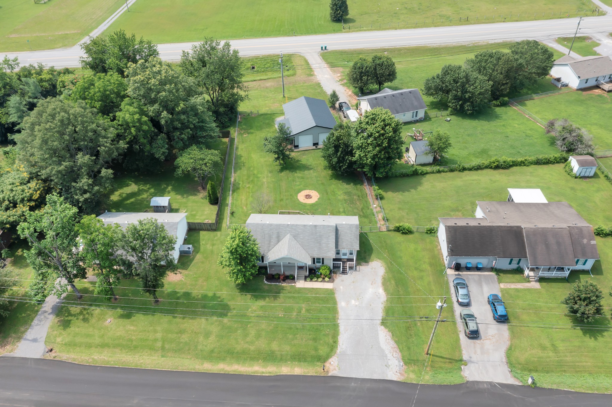 5363 Candy Cane Court Murfreesboro, TN 37129 - Photo 34 of 34 an aerial view of a house with a yard basket ball court and outdoor seating