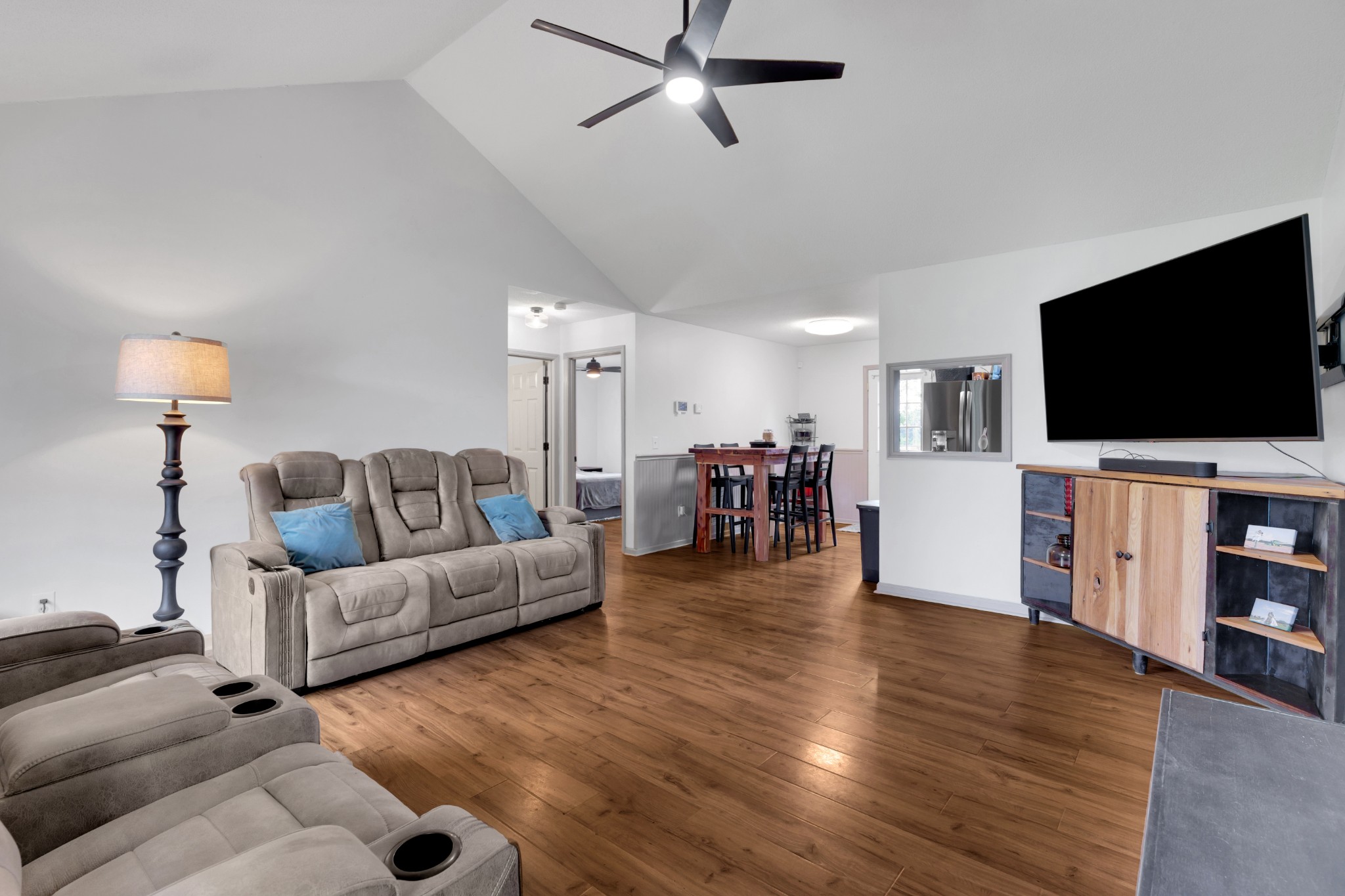 5363 Candy Cane Court Murfreesboro, TN 37129 - Photo 5 of 34 a living room with furniture and a flat screen tv