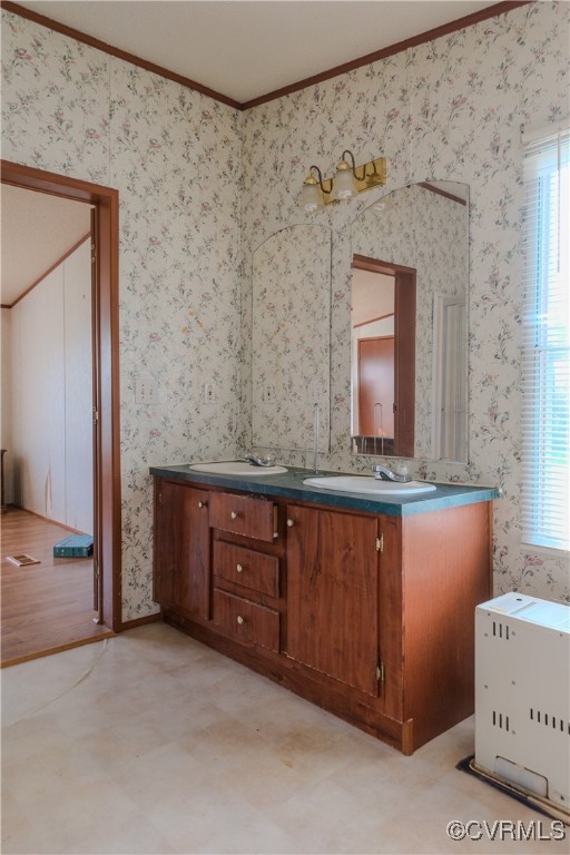 1455 Hendricks Road Pamplin, VA 23958 - Photo 31 of 37 Bathroom featuring tile patterned floors, double v