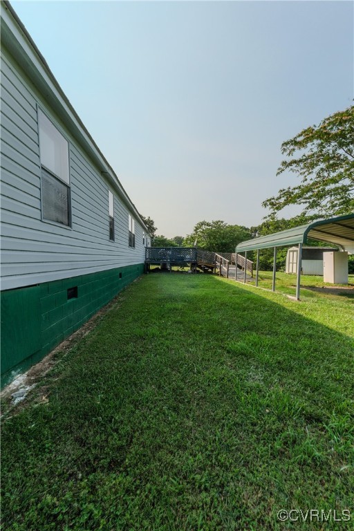 1455 Hendricks Road Pamplin, VA 23958 - Photo 8 of 37 View of yard with a carport