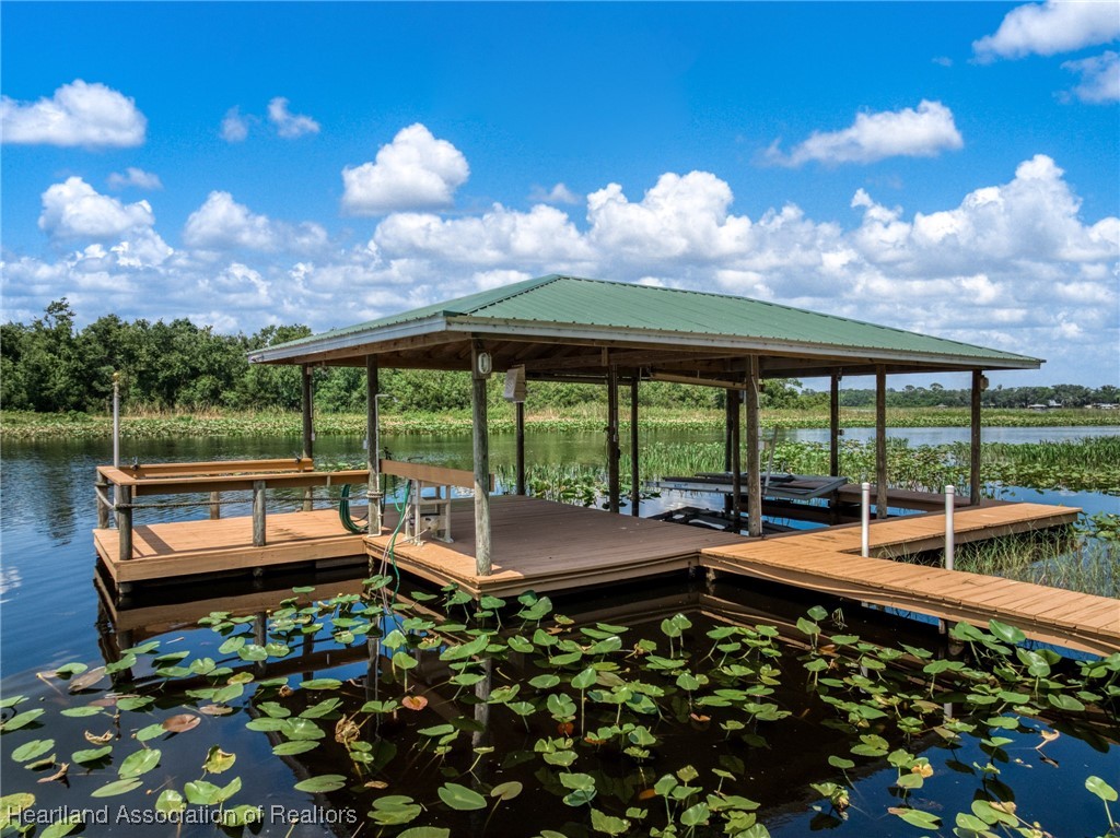1630 Sentinel Road Sebring, FL 33875 - Photo 40 of 48 Spacious deck at boathouse