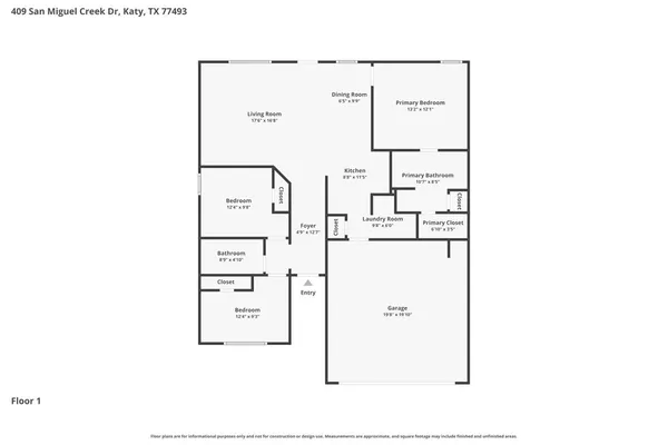 $1,940 | 409 San Miguel Creek Drive, Katy, TX 77493