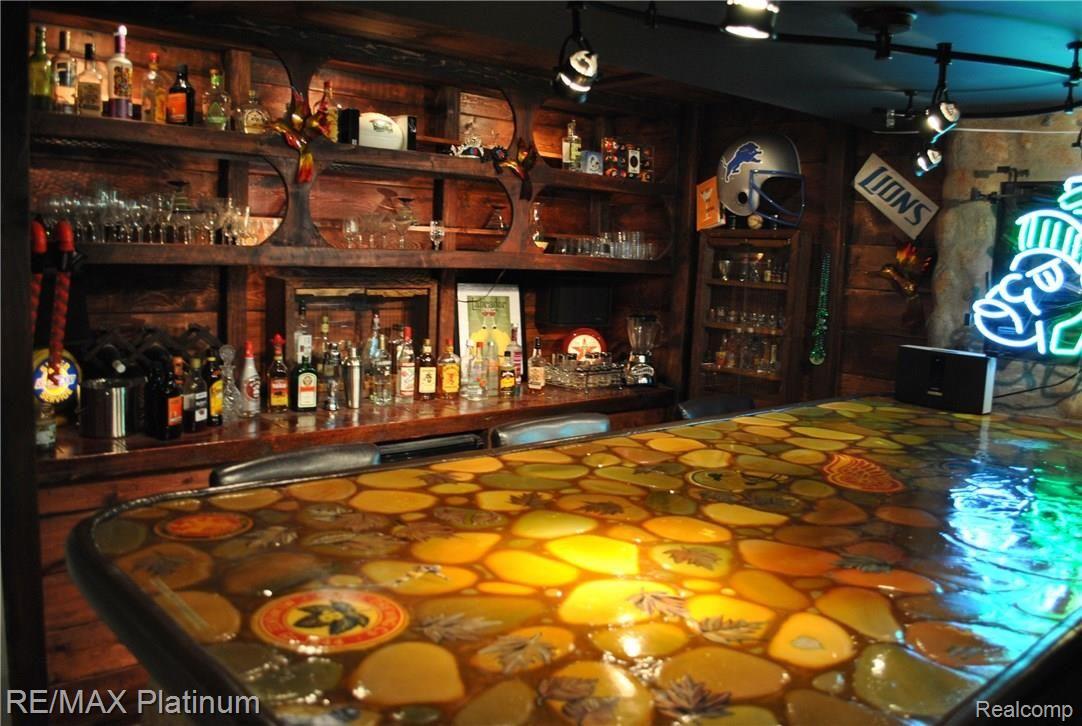 404 West Rolfe Street Perry, MI 48872 - Photo 23 of 29 Bar in Finished Basement