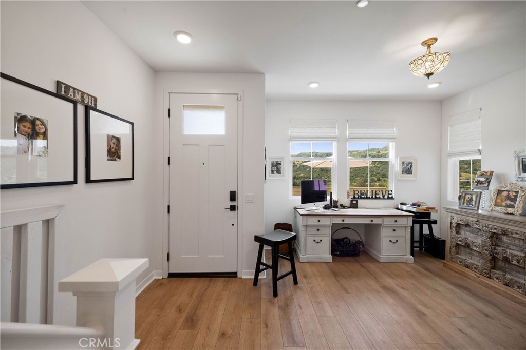 840 Barrel Way Rancho Mission Viejo, CA 92694 - Photo 23 of 57 a view of a kitchen with workspace and windows