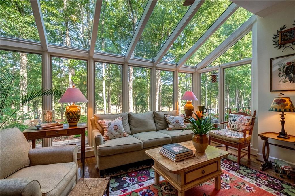 Welcome to 4456 Paces Battle!  Take a look at that incredible river view....from inside your sunroom/keeping room off the kitchen!!!