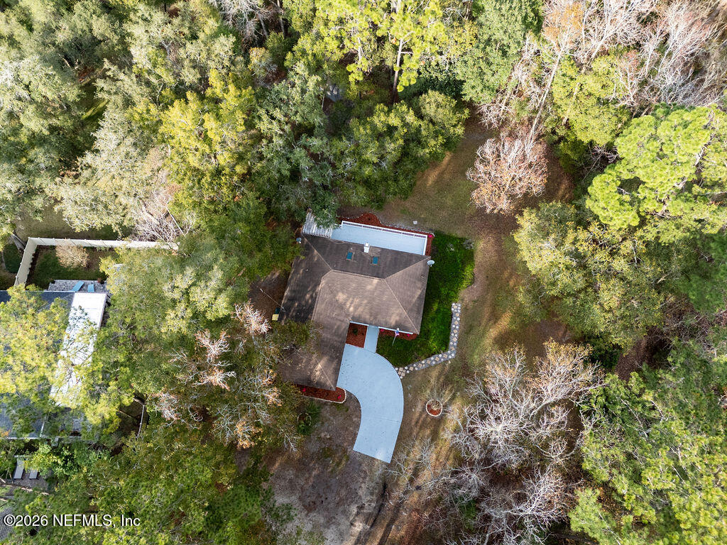 3819 Julington Creek Road Jacksonville, FL 32223 - Photo 28 of 36 an aerial view of a house with outdoor space and street view