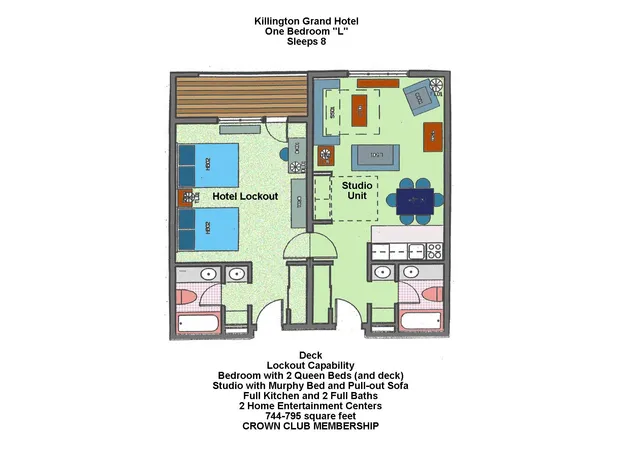 $139,000 | 228 East Mountain Road, Unit L GRAND HOTEL 169/171 I (PASCUZZI), Killington, VT 05751