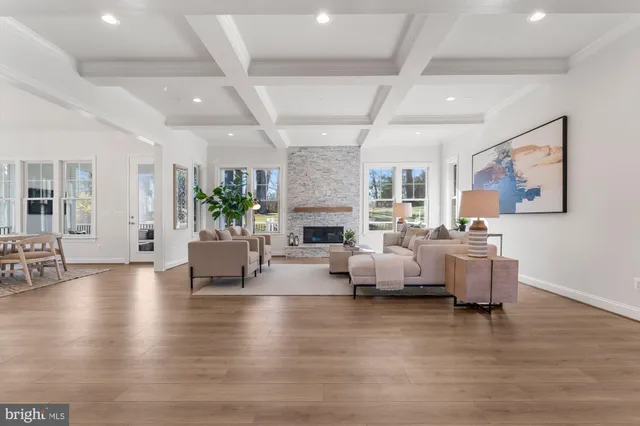 a view of a dining room and livingroom view