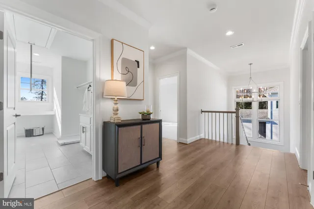 a view of a wooden deck