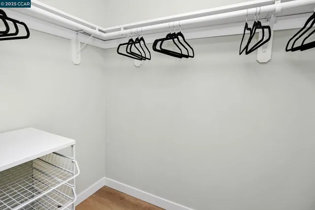 a view of walk in closet
