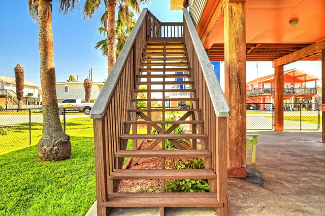 a view of balcony with chairs