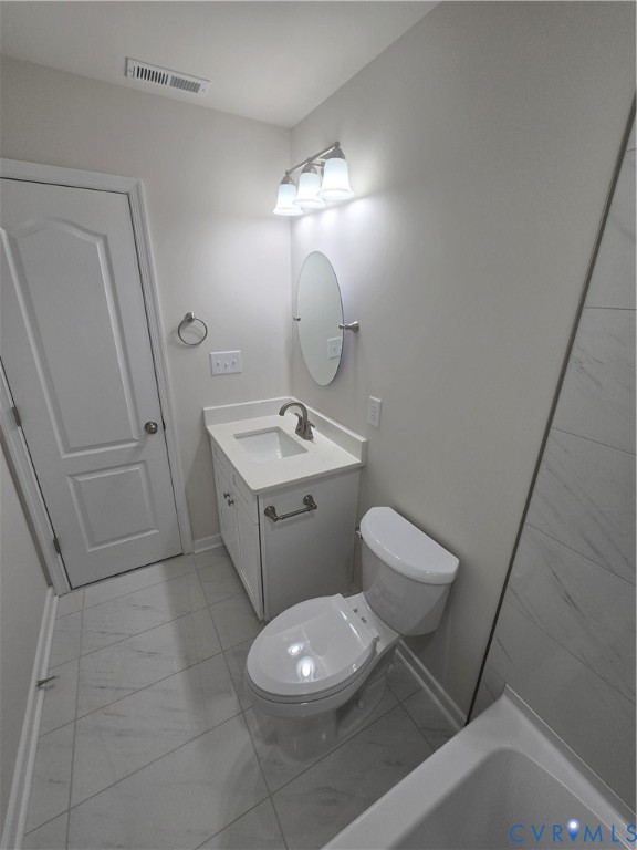 12084 Red Pine Road Ruther Glen, VA 22546 - Photo 42 of 49 Bathroom featuring light marble finish floors, van