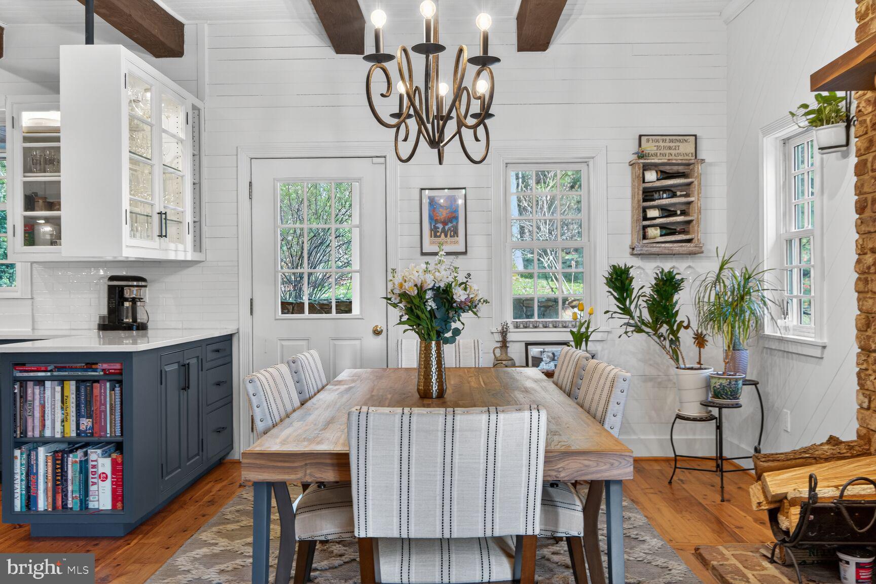 17641 Raven Rocks Road Bluemont, VA 20135 - Photo 20 of 109 The Dining Room Door Opens to the Side Porch