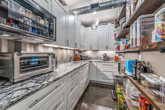 a view of outdoor space with garden