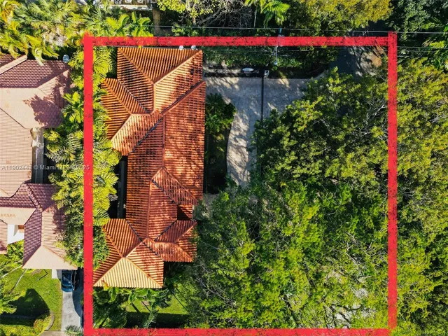 a view of a flower garden