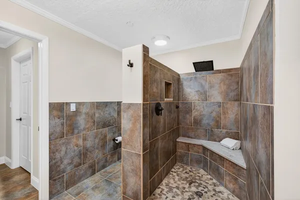 a bed room with a bed and a window