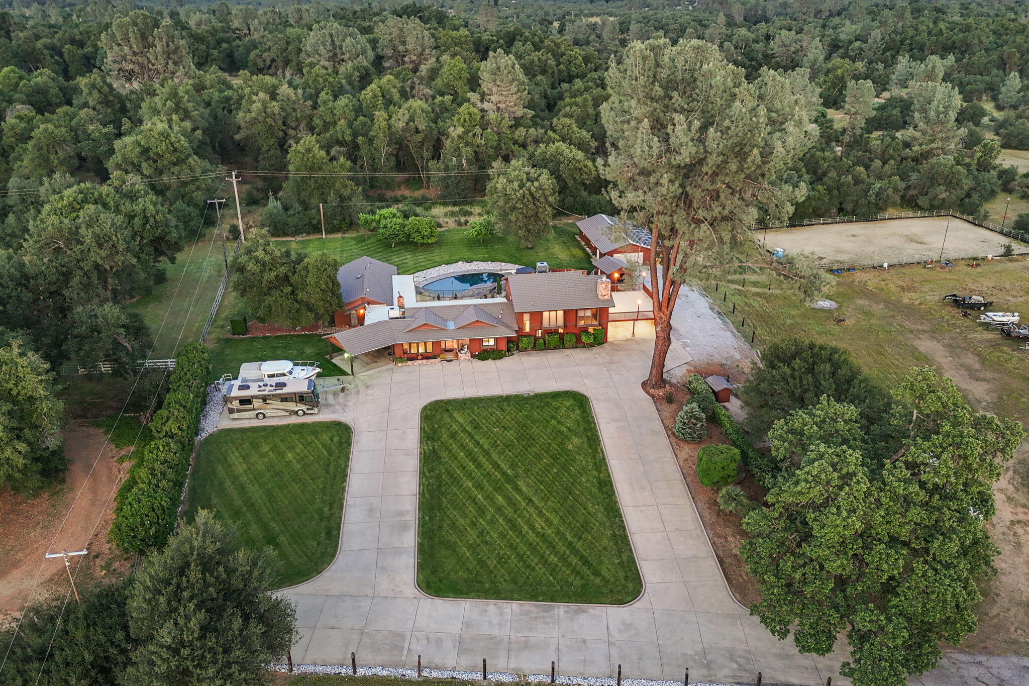 20831 Clough Creek Road Redding, CA 96002 - Photo 12 of 107 Front (aerial view)