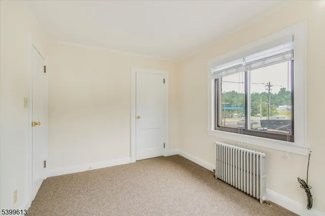 a view of a livingroom with an empty space