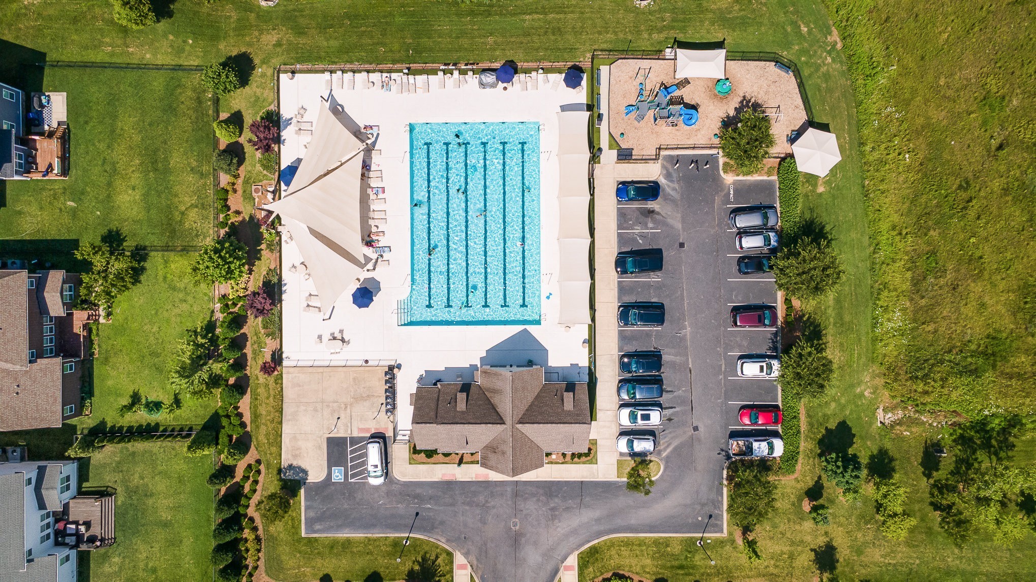 4019 Ryecroft Lane Franklin, TN 37064 - Photo 29 of 35 aerial view of multiple house