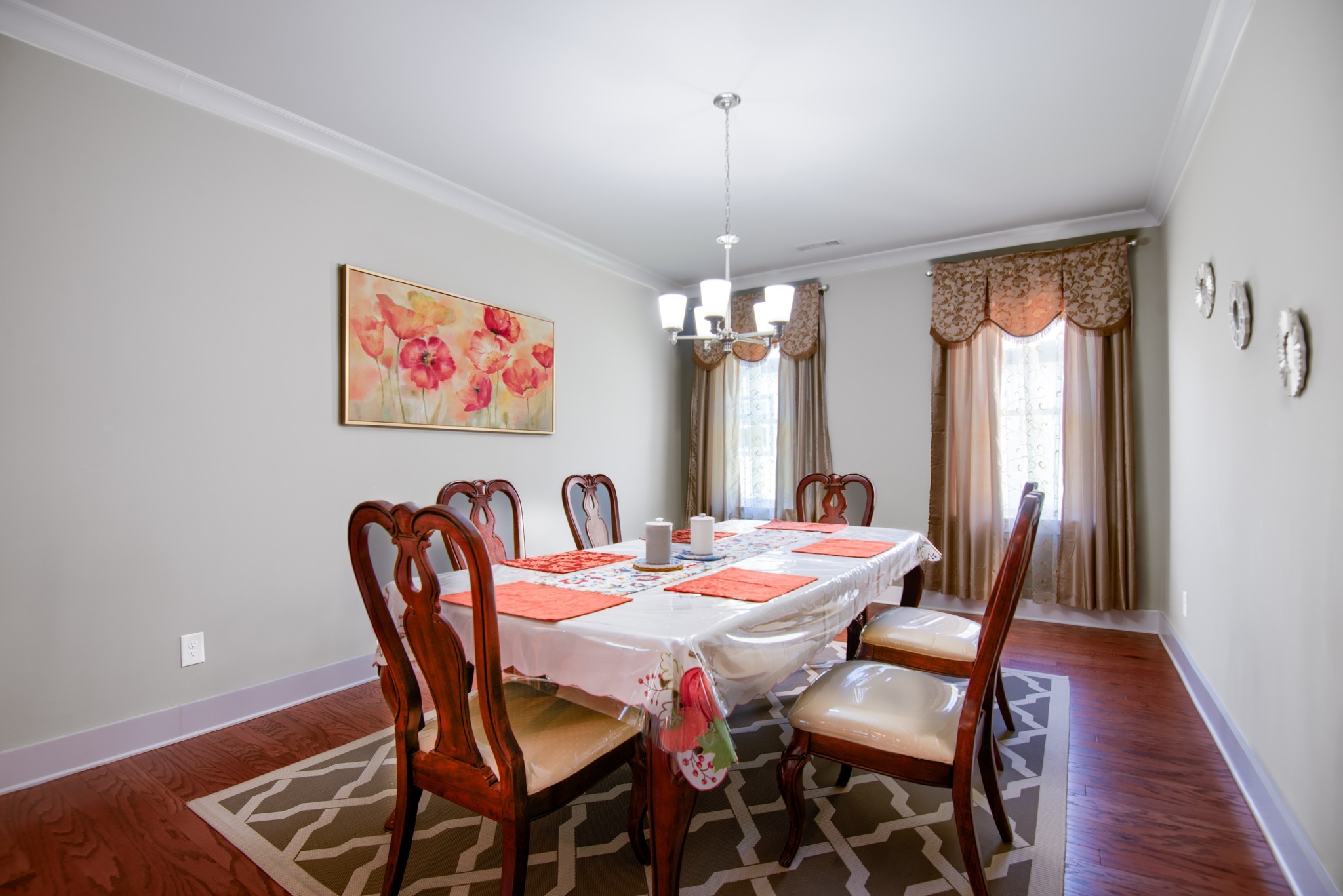 4019 Ryecroft Lane Franklin, TN 37064 - Photo 3 of 35 a view of a dining room with furniture window and wooden floor