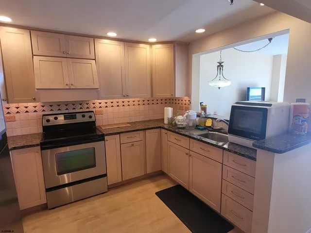 a view of an ocean and beach