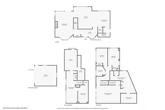 $2,200,000 | 15733 25th Avenue Southwest, Burien, WA 98166