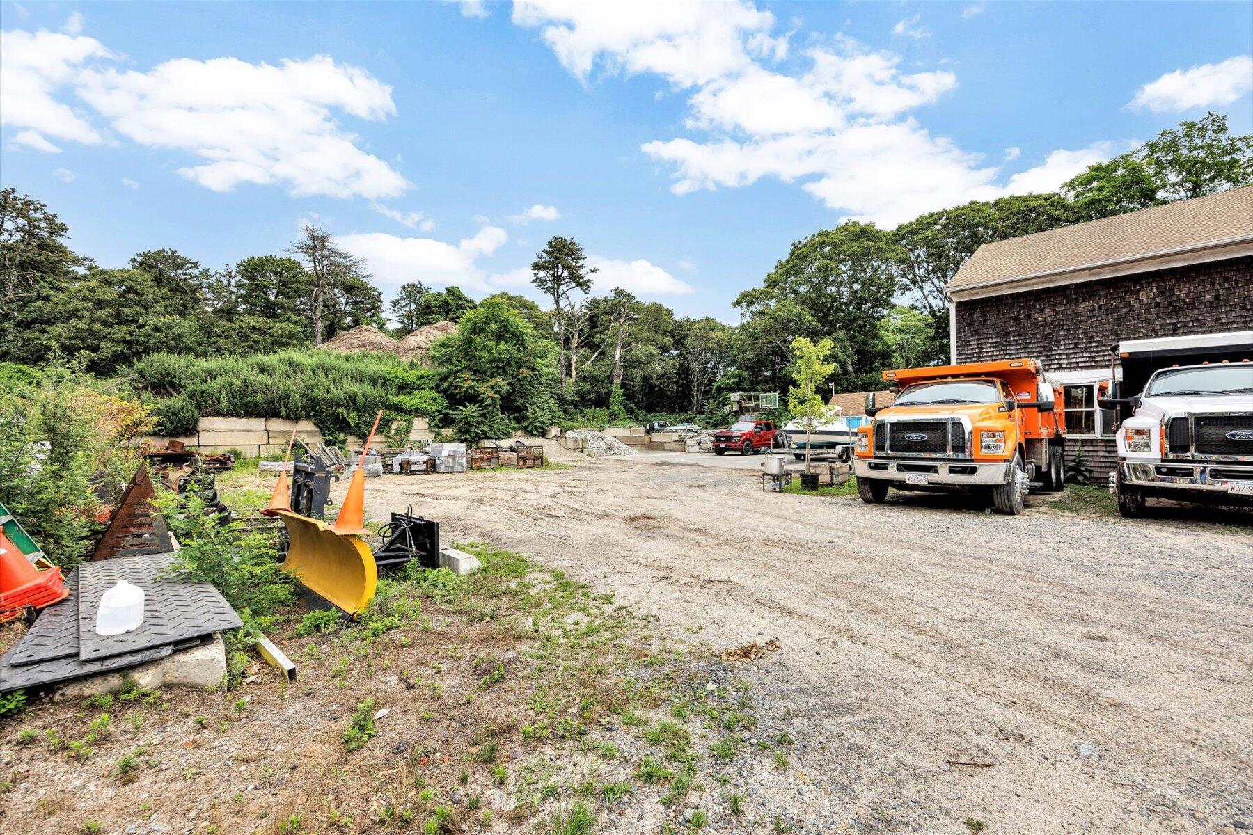 a view of a street with cars