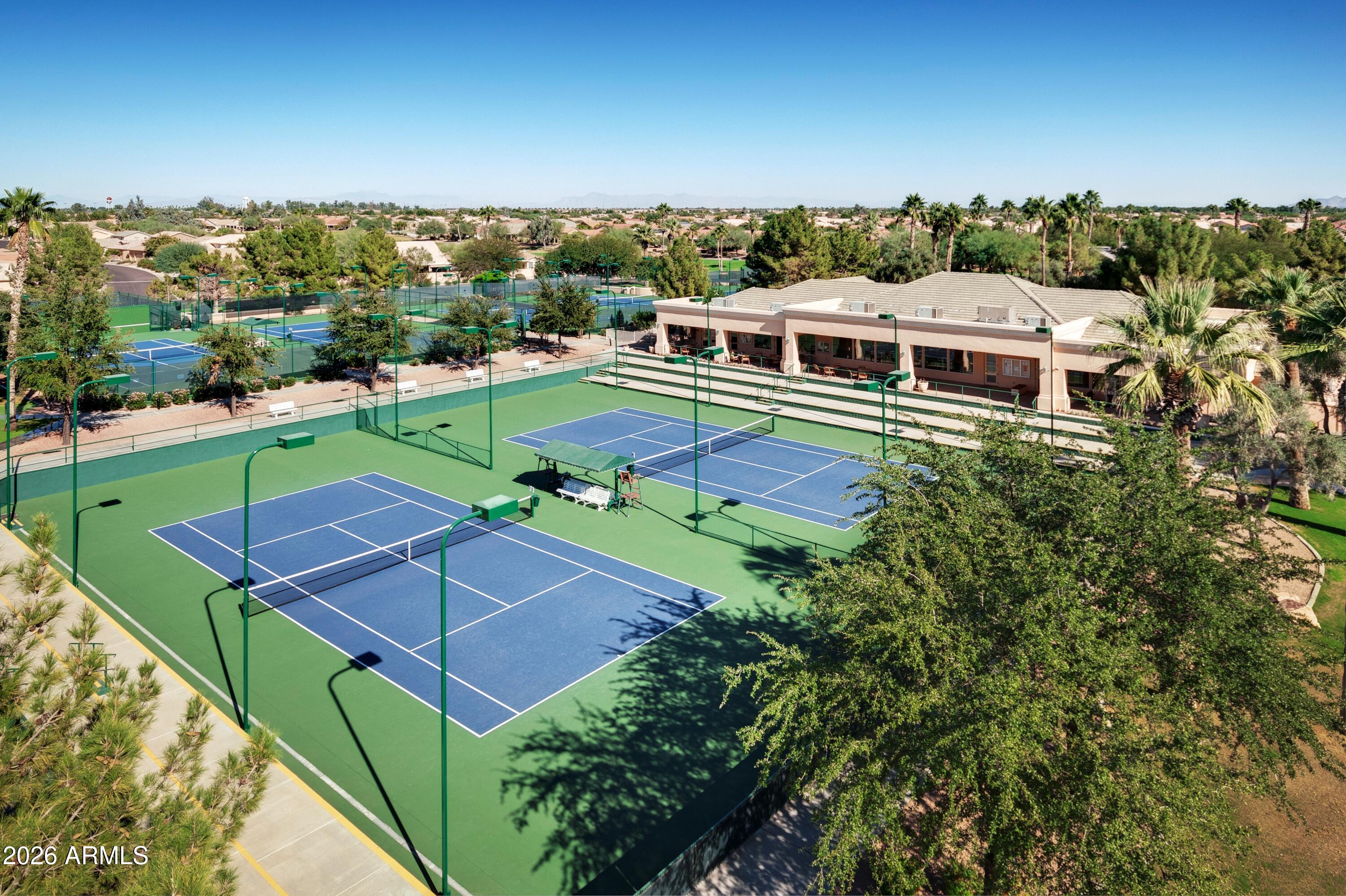 9741 East Holiday Way Sun Lakes, AZ 85248 - Photo 41 of 46 10 Multiple Tennis Courts