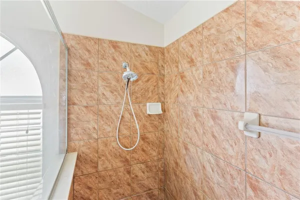 a view of outdoor space with garden