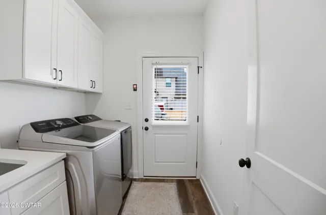 a room with storage and utility