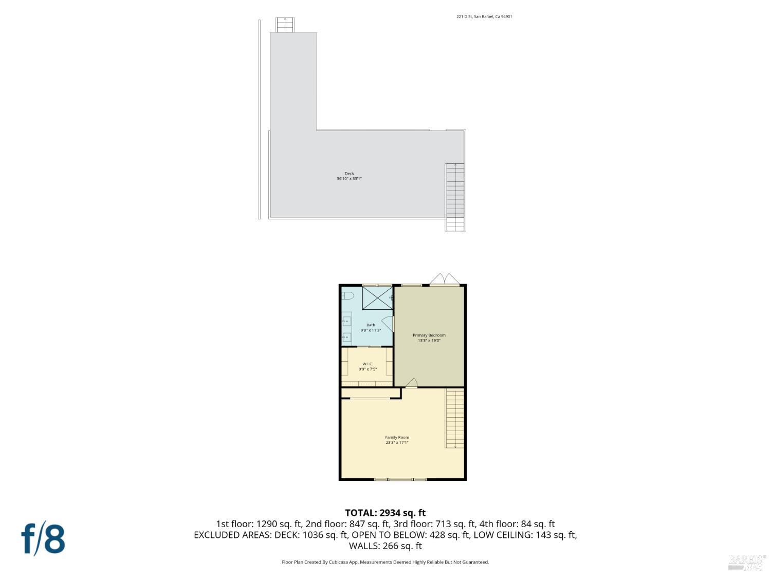 221 D Street San Rafael, CA 94901 - Photo 53 of 56 Main house - 2nd level