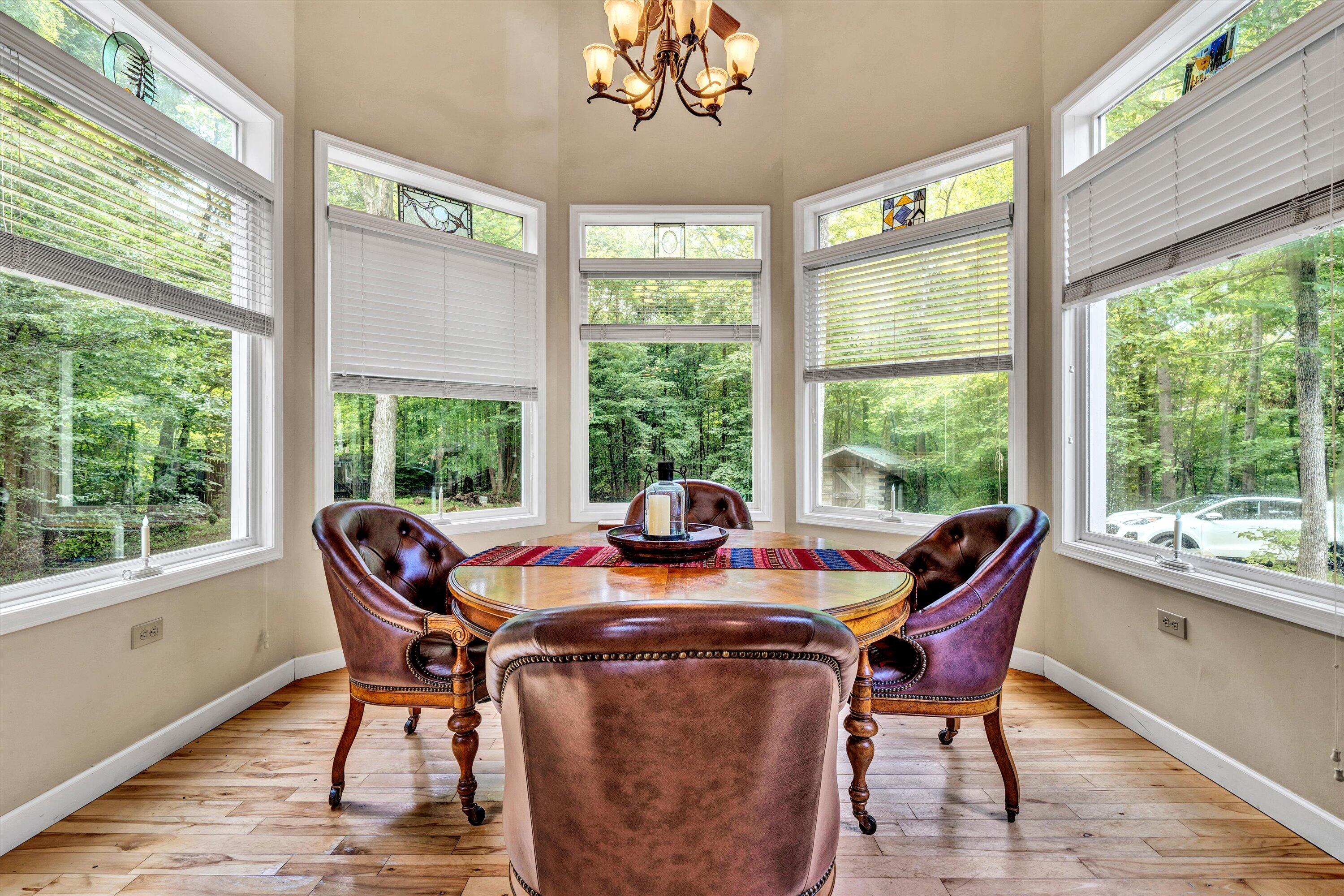 11289 Sontag Road Martinsville, VA 24112 - Photo 28 of 55 a view of a dining room with furniture window and outside view