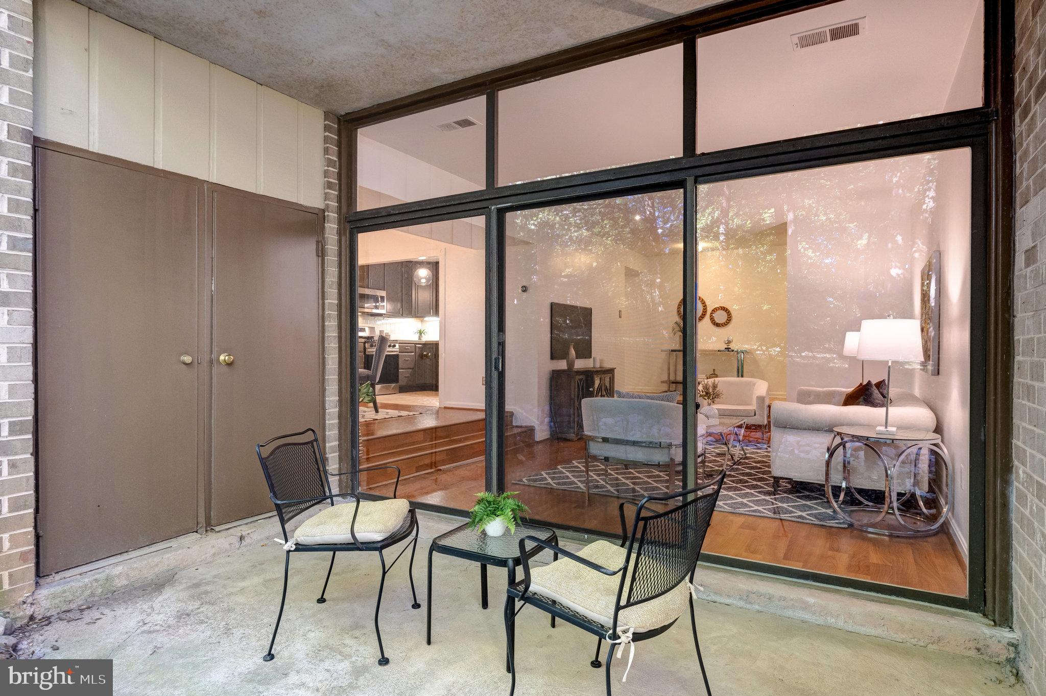 1650 Parkcrest Circle, Unit 101 Reston, VA 20190 - Photo 25 of 40 Covered patio to enjoy morning coffee & nature